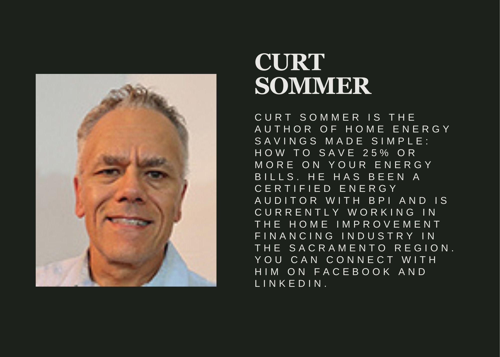 Author Curt Sommer, a white man in a dress shirt